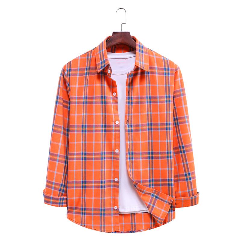 Plaid Casual Long-sleeved Shirt