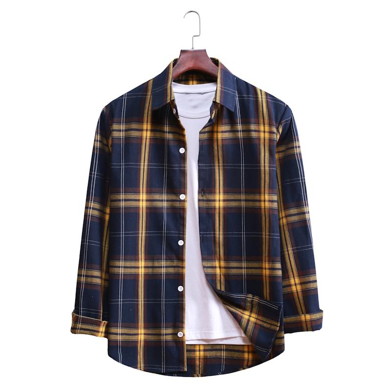 Plaid Casual Long-sleeved Shirt