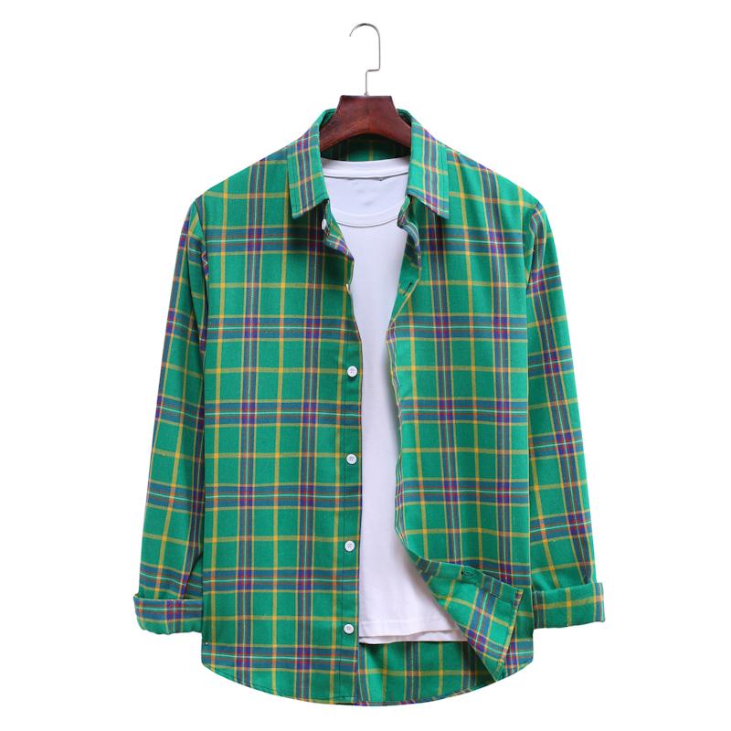 Plaid Casual Long-sleeved Shirt