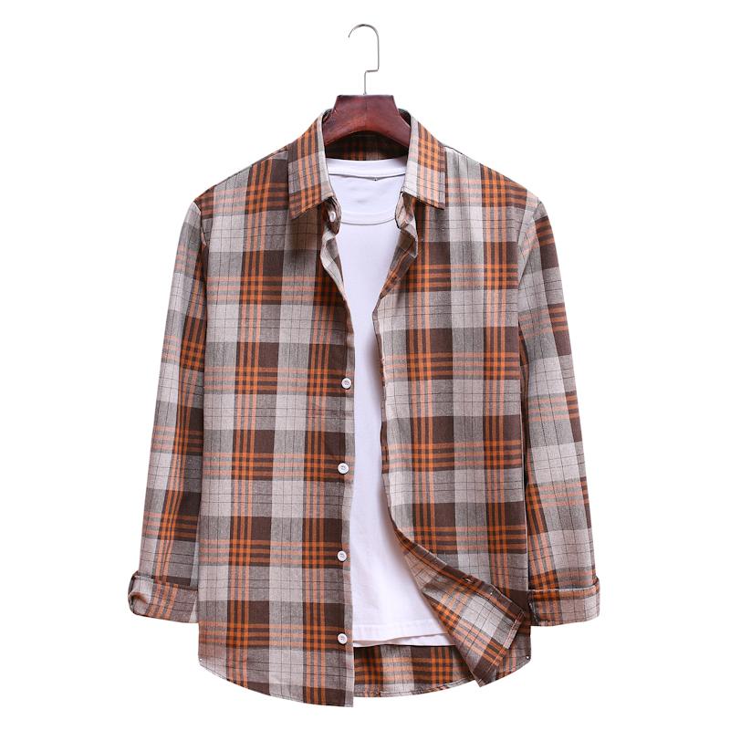 Plaid Casual Long-sleeved Shirt