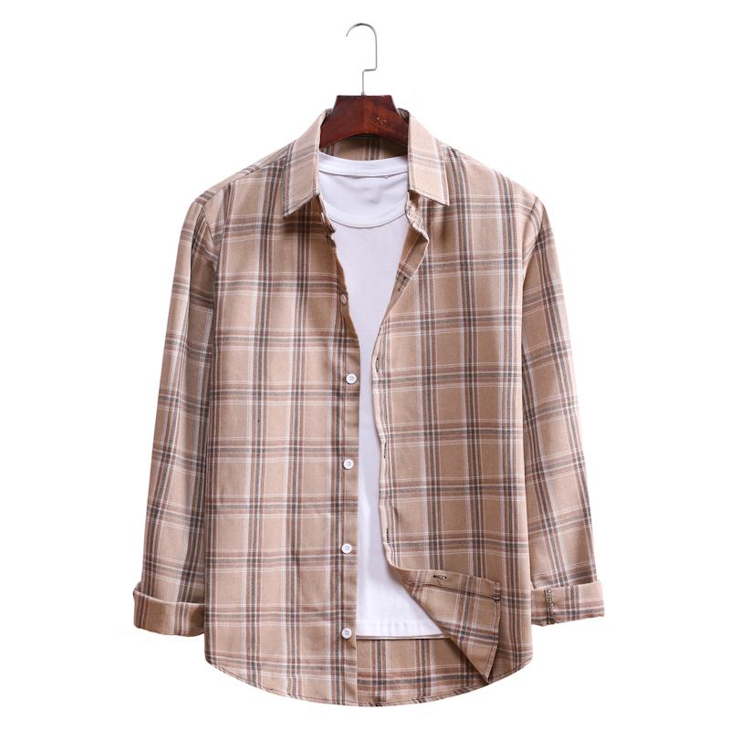 Plaid Casual Long-sleeved Shirt