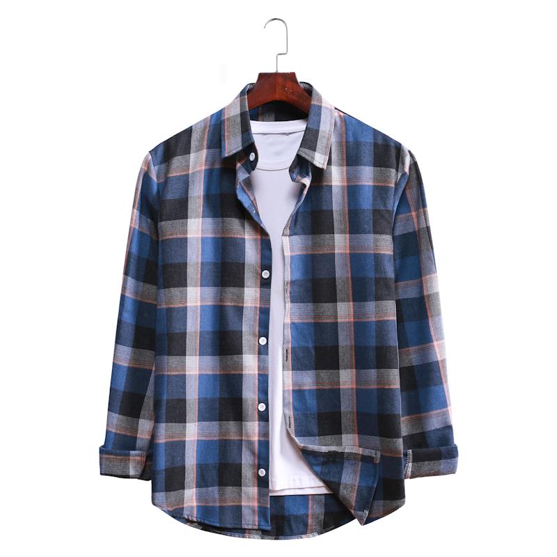 Plaid Casual Long-sleeved Shirt