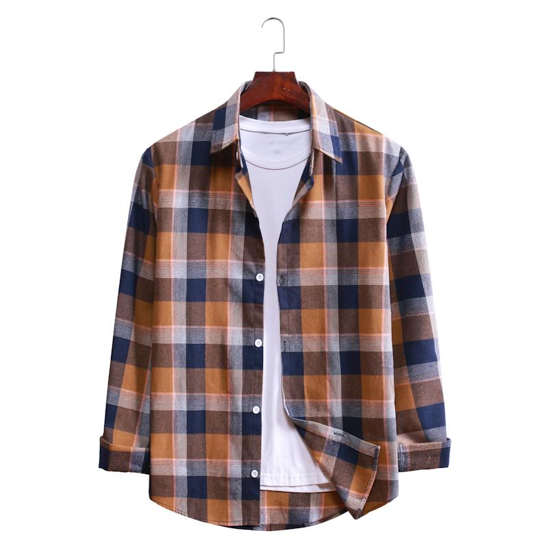 Plaid Casual Long-sleeved Shirt