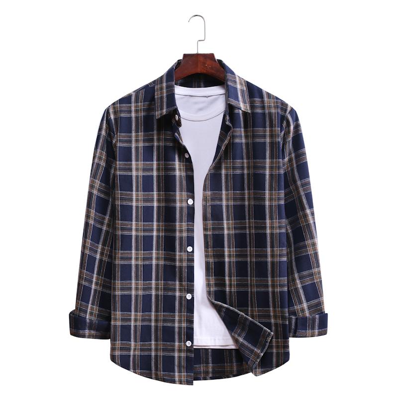 Plaid Casual Long-sleeved Shirt