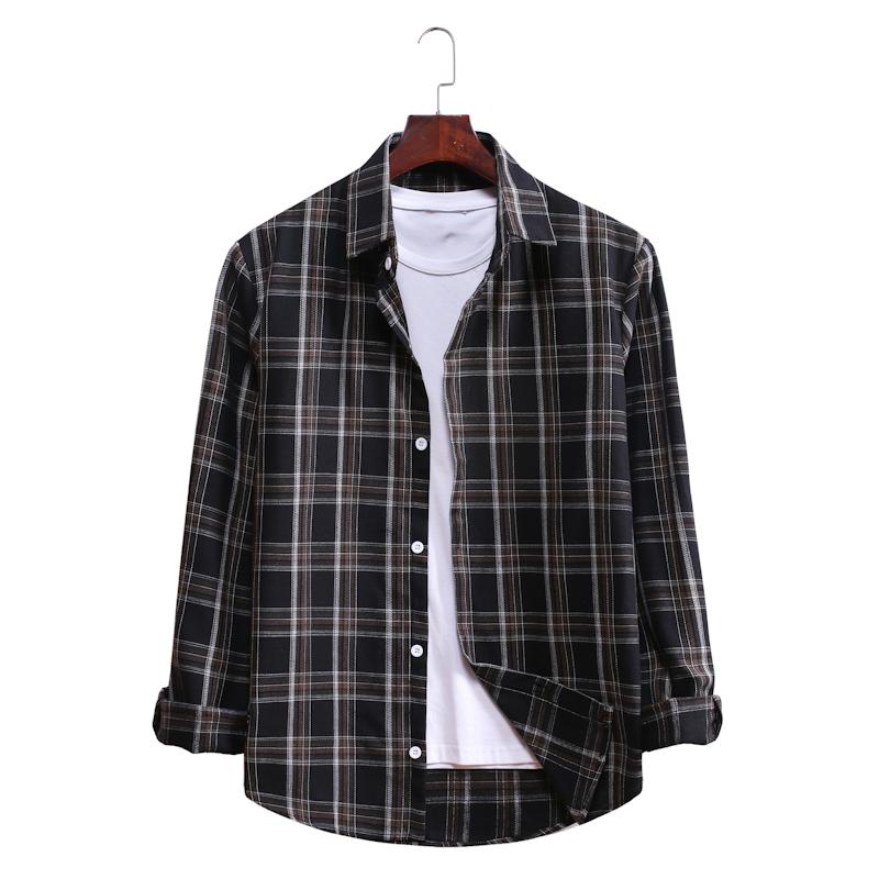 Plaid Casual Long-sleeved Shirt