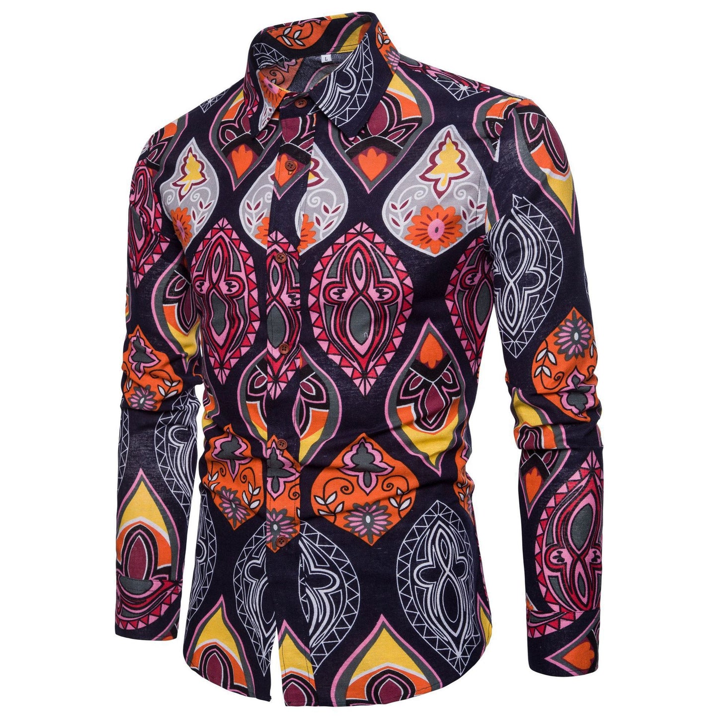 Men's Long Sleeve Shirt Unique Designs