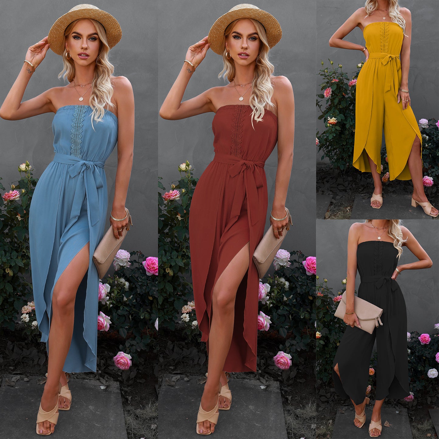 Women's Summer Ninth Loose Jumpsuit