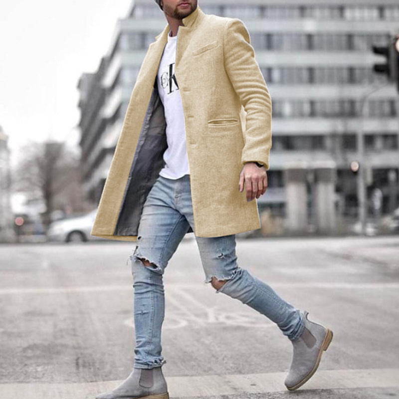 Men's fashion warm coat