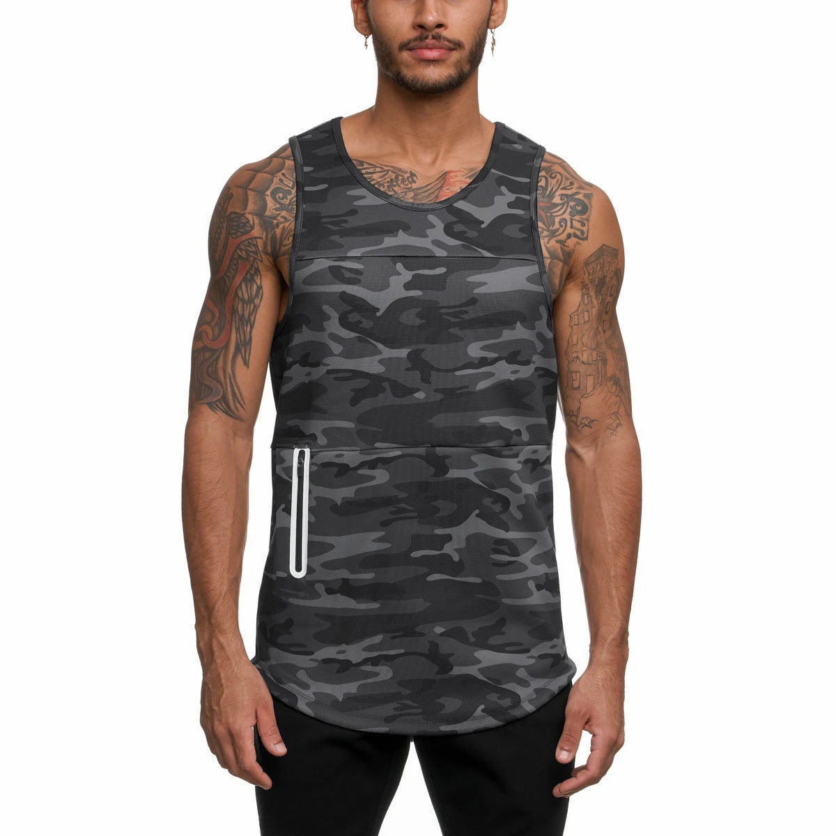 Mens Sports Vest Summer Dryfit