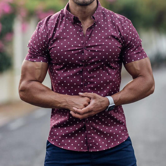 Men's Casual Short Sleeve Shirt