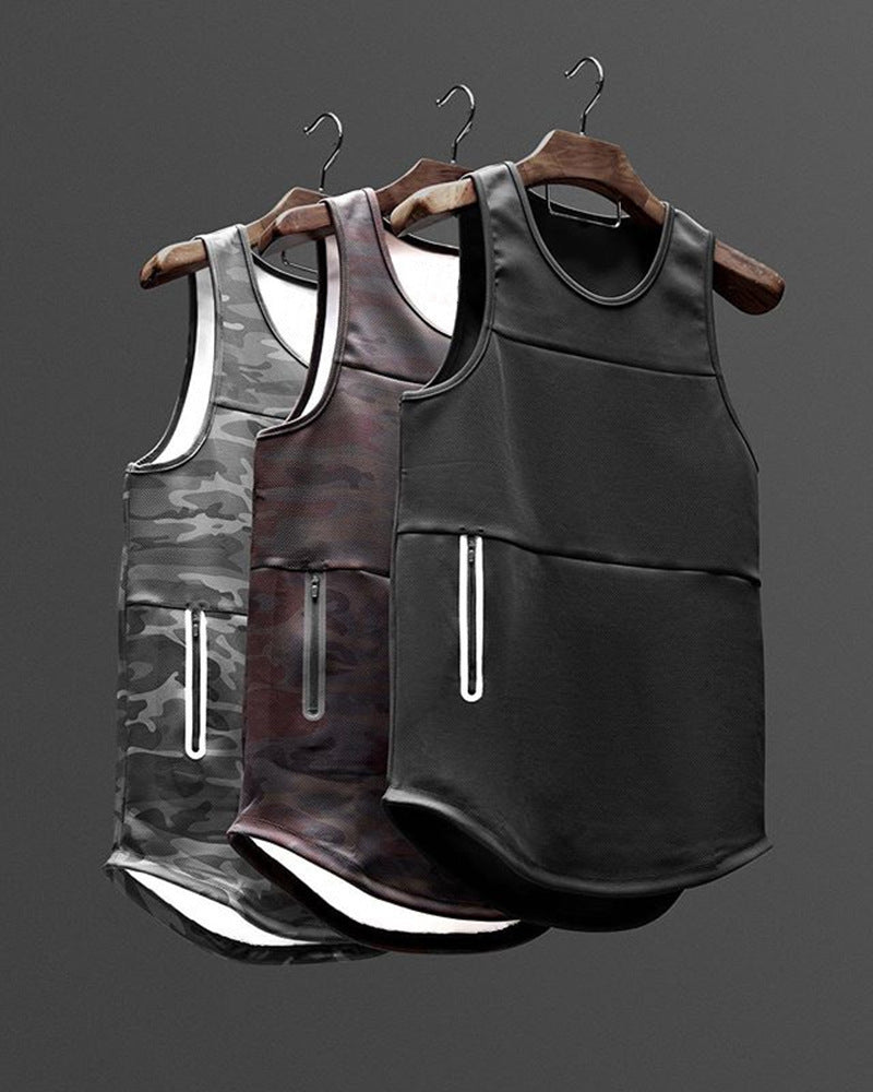 Mens Sports Vest Summer Dryfit